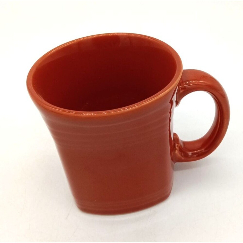 Homer Laughlin Fiesta Paprika Square Bottom Coffee Mug